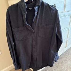 Madewell Black Shirt Jacket